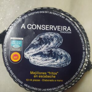 Mejillones fritos en escabeche 10/14 piezas de las rías gallegas